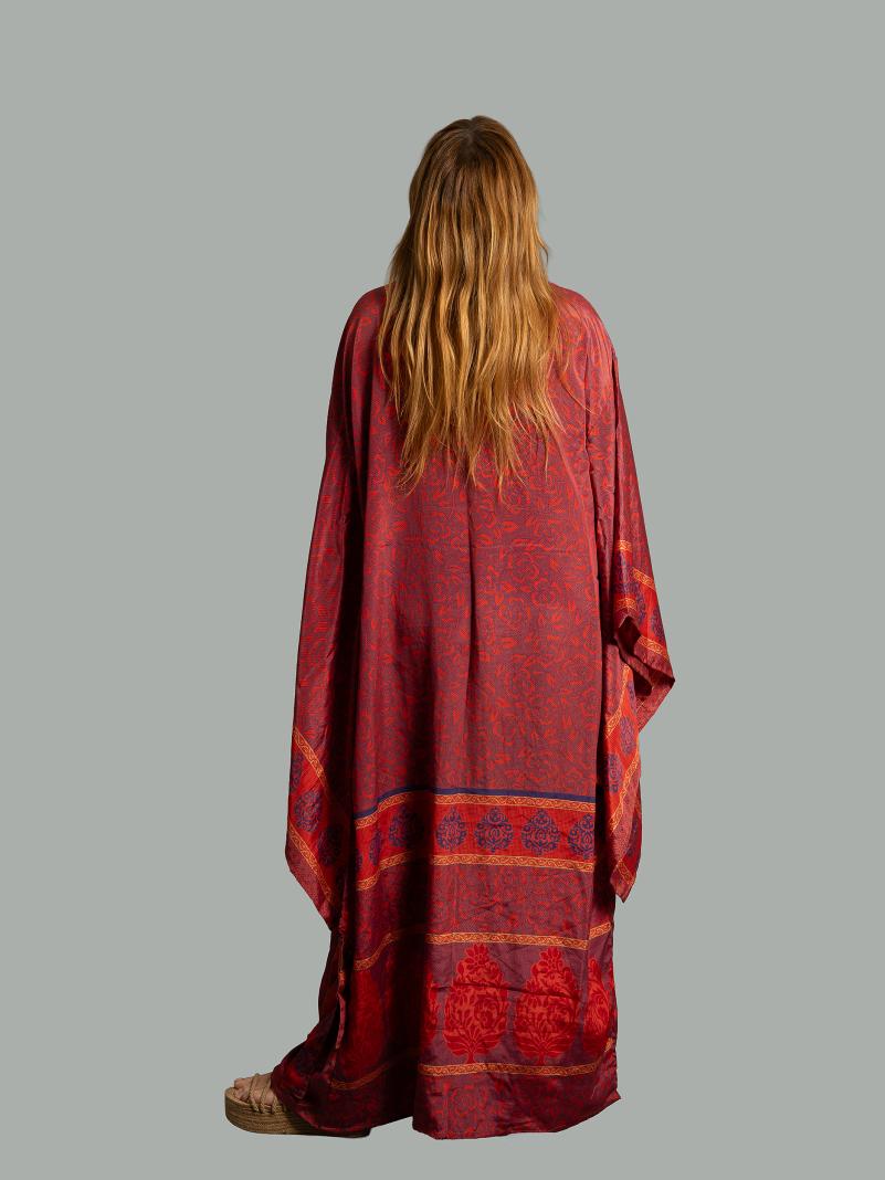 Kimono Manica Larga rosso - Surat
