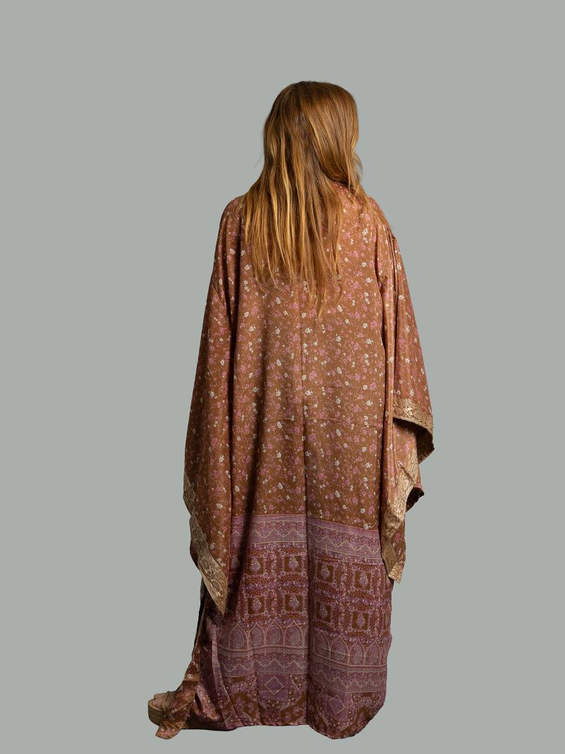Kimono Manica Larga marrone - Surat
