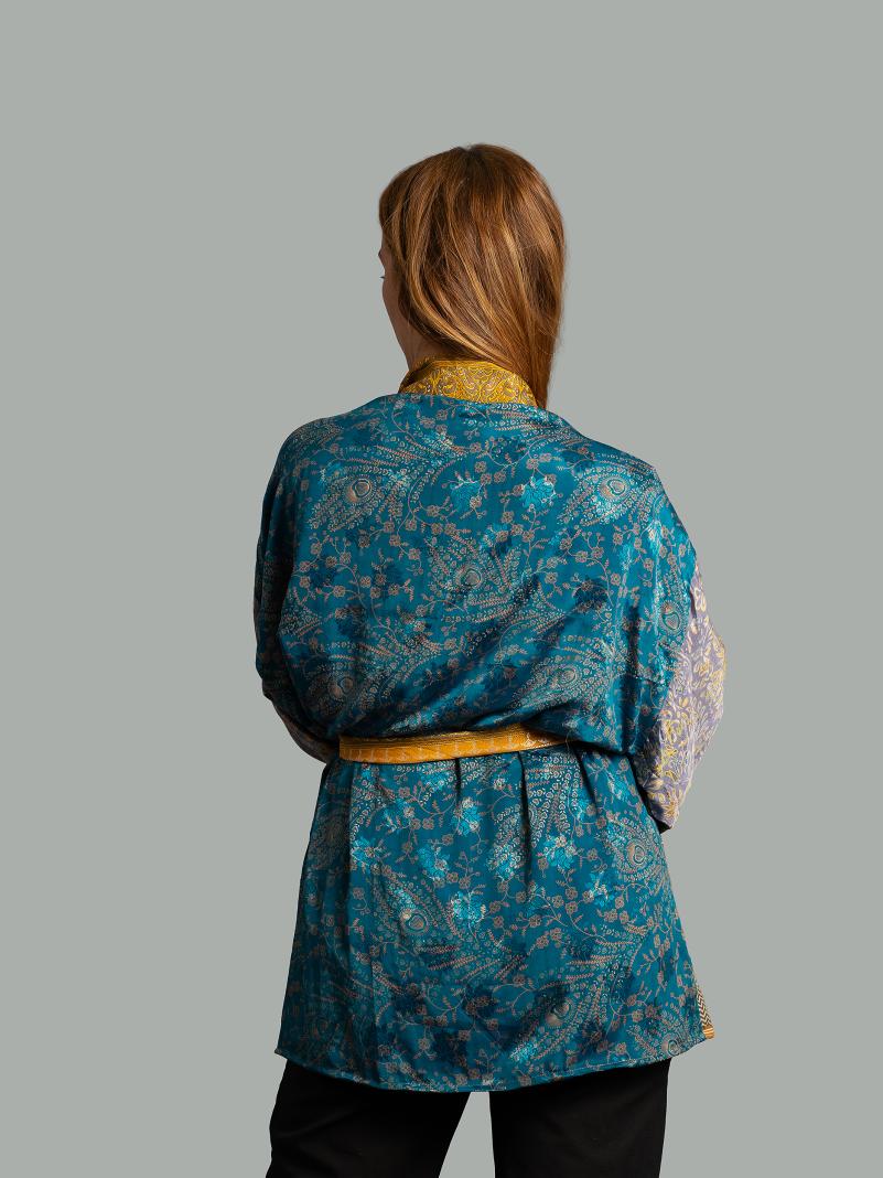 Kimono Corto Patchwork Reversibile 34