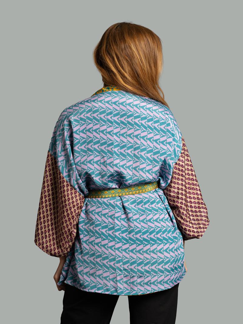 Kimono Corto Patchwork Reversibile 35