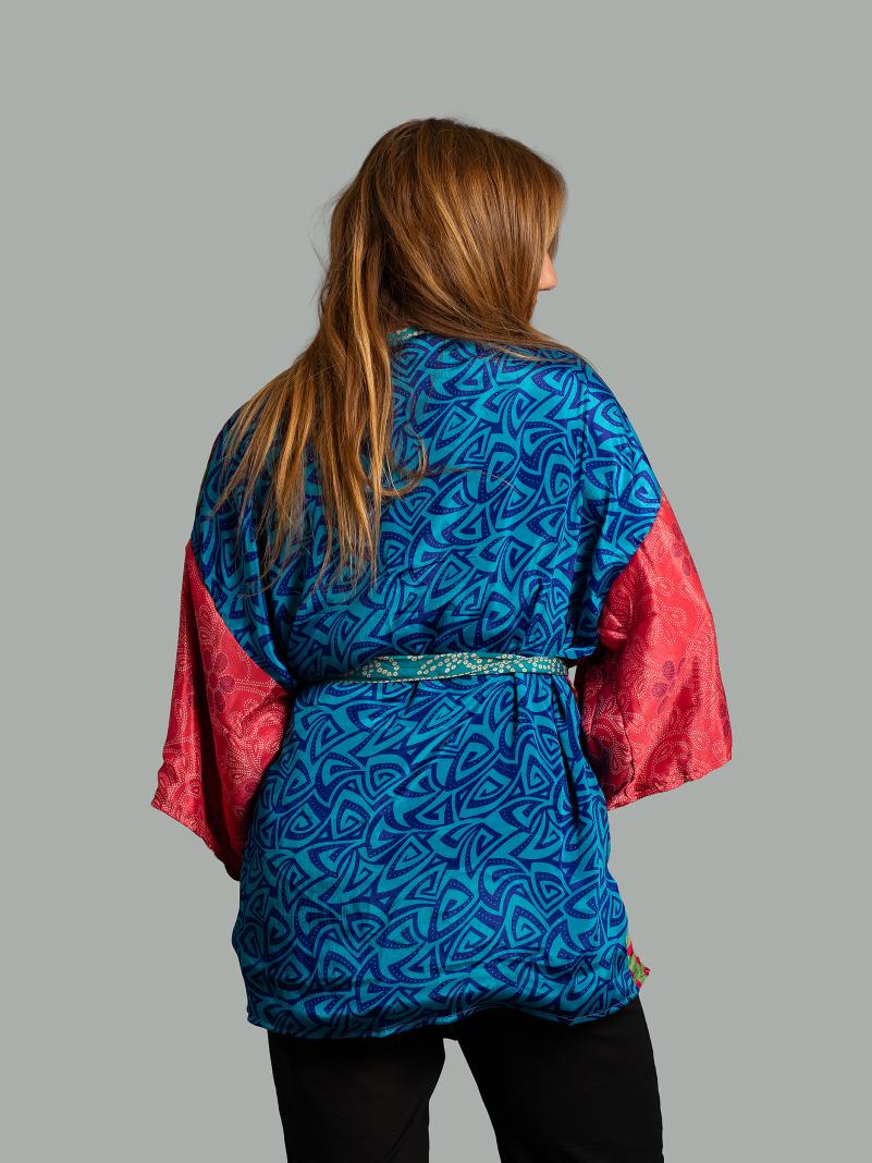 Kimono Corto Patchwork Reversibile 36