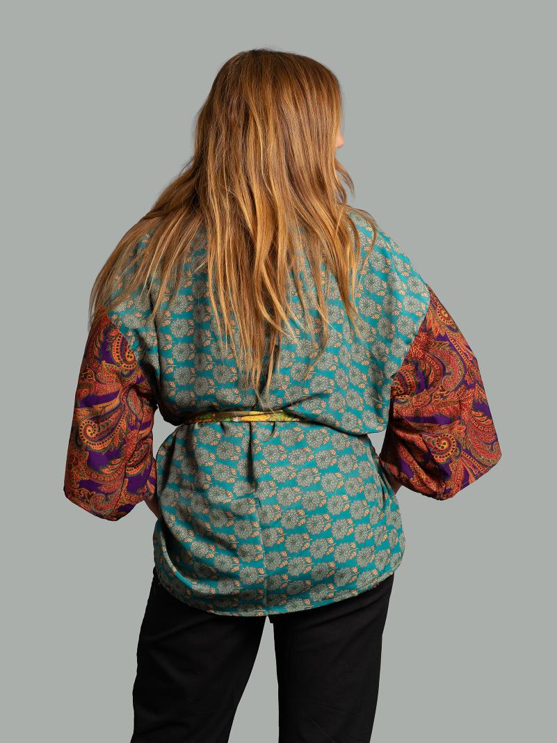 Kimono Corto Patchwork Reversibile 37