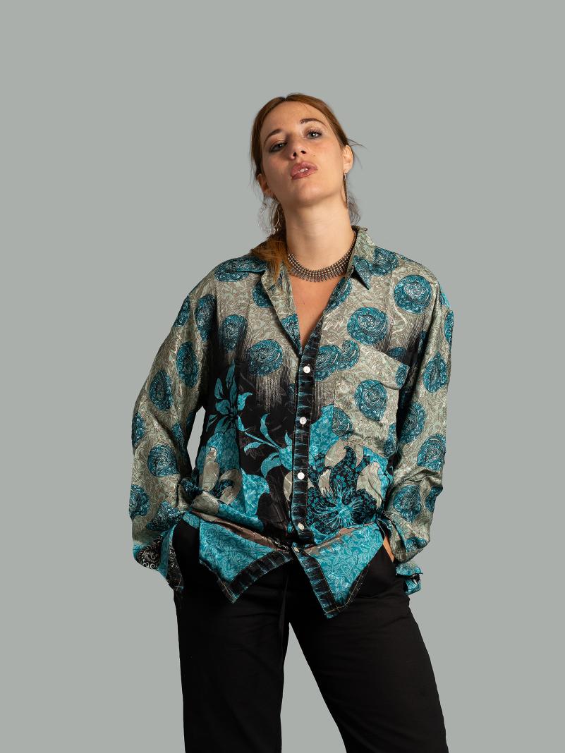 Camicia L/XL grigio