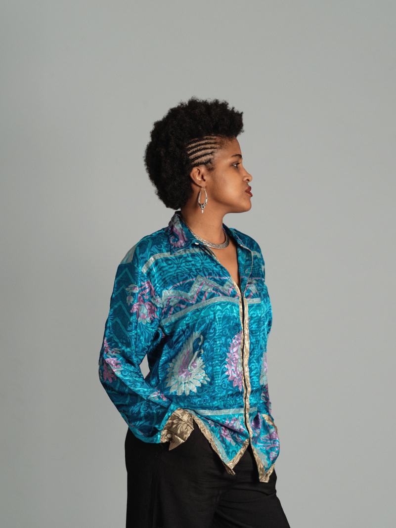 Camicia S/M azzurro