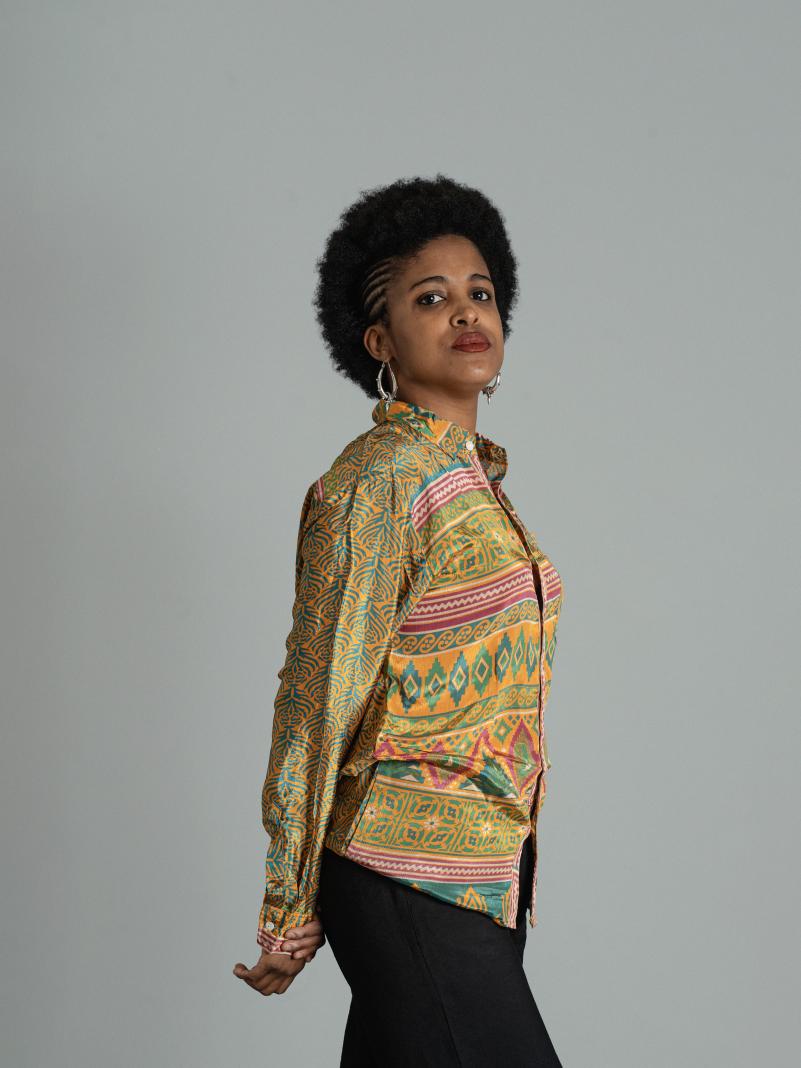 Camicia S/M giallo