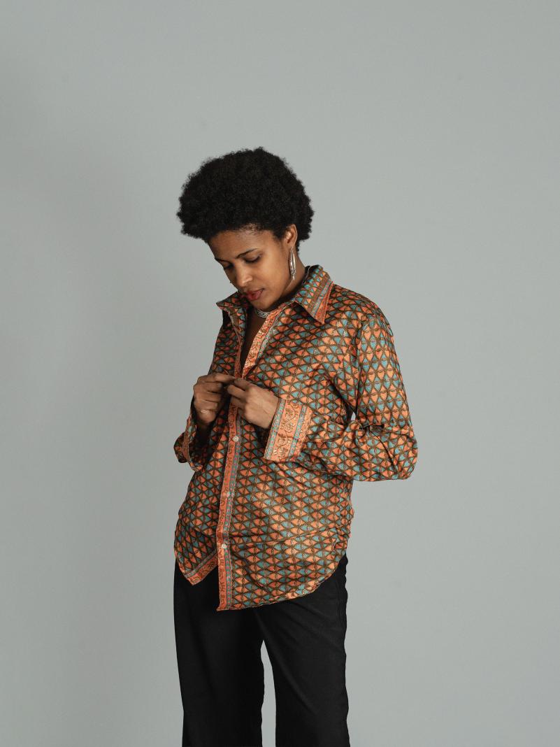 Camicia S/M marrone