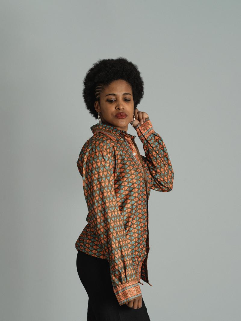 Camicia S/M marrone