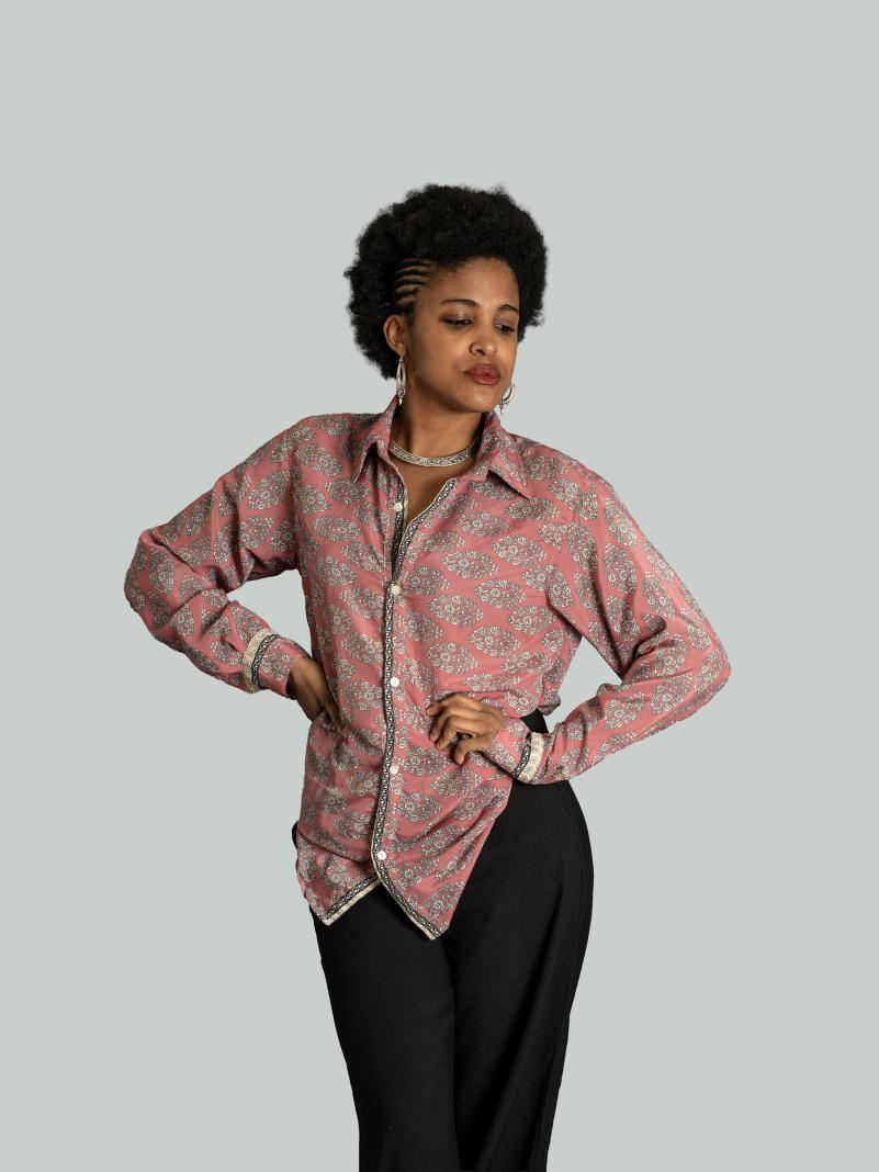 Camicia S/M rosa