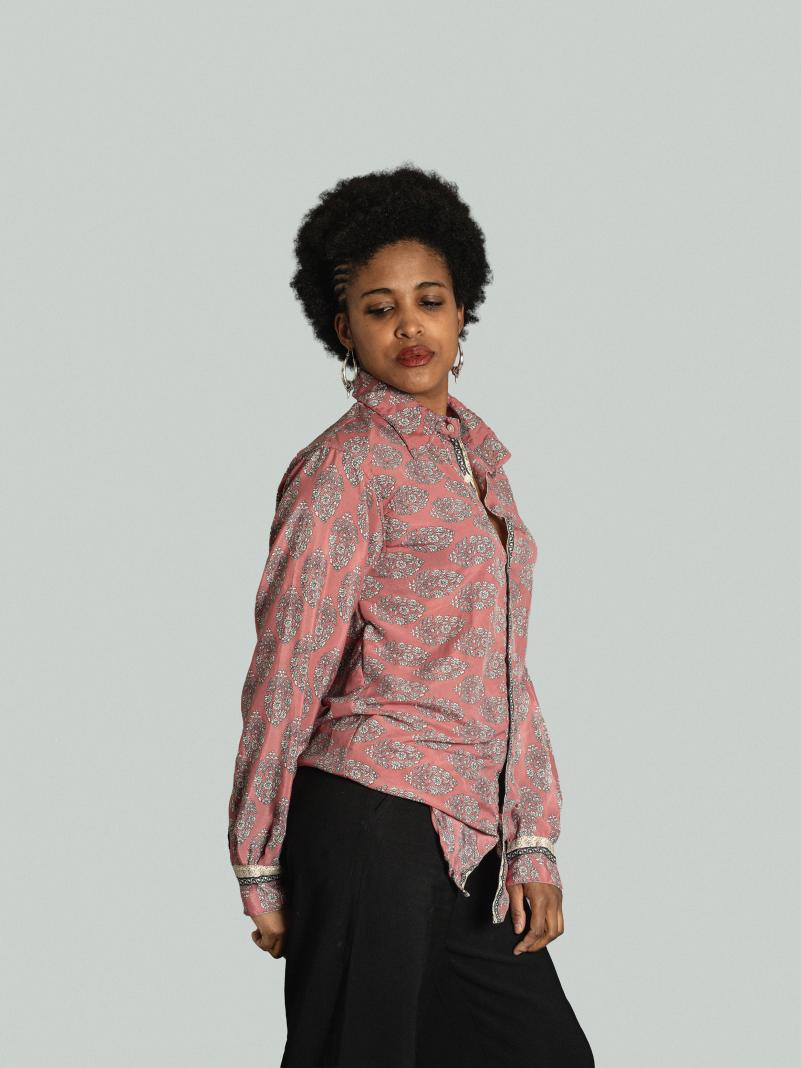 Camicia S/M rosa