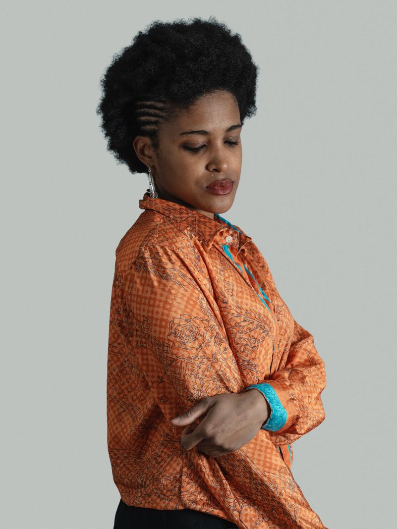 Camicia S/M arancione