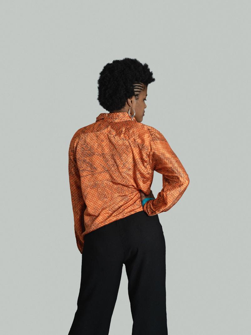 Camicia S/M arancione