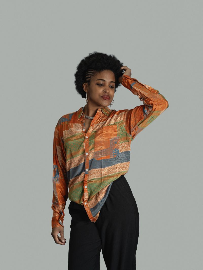 Camicia S/M arancione