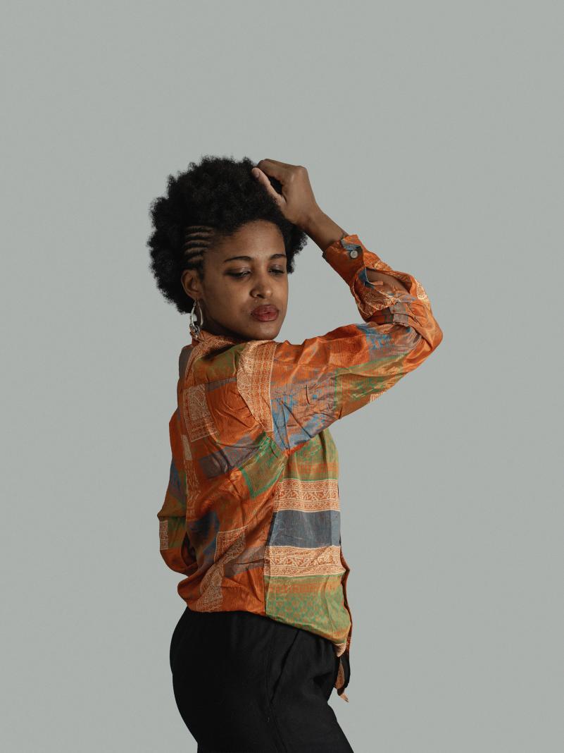 Camicia S/M arancione