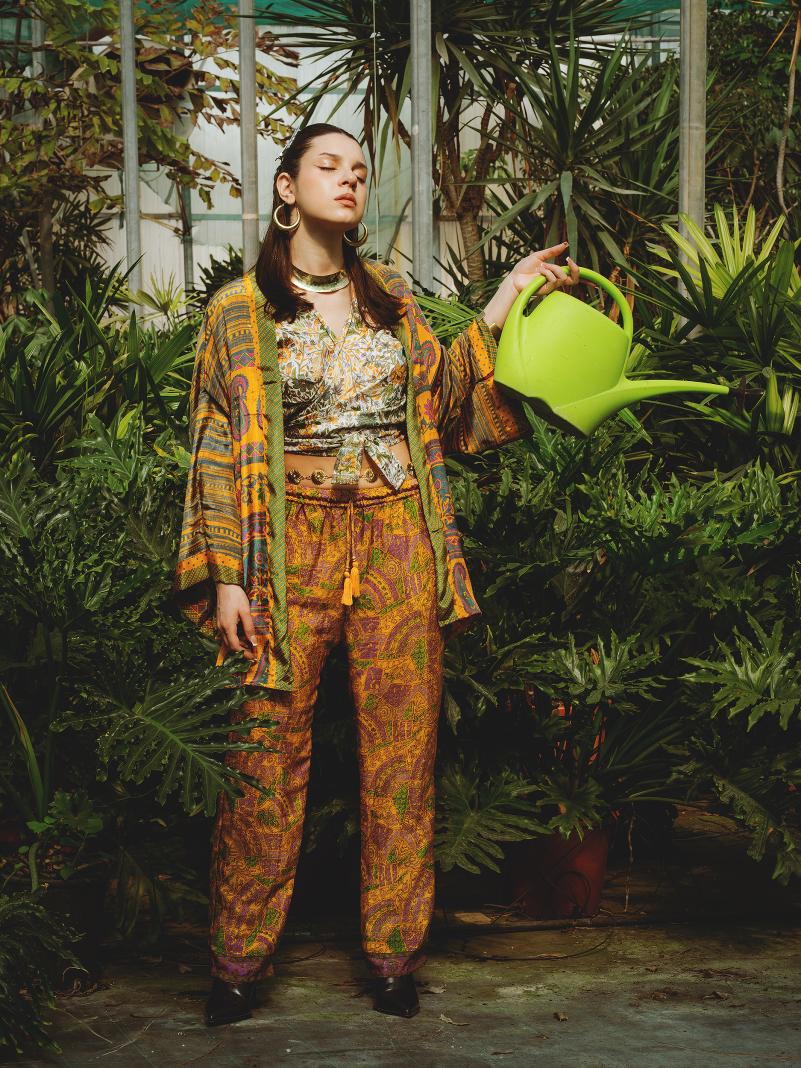 Pantalone giallo S/M - Hanuman