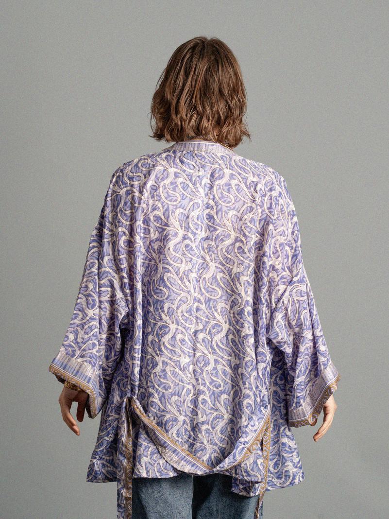 Kimono corto celeste - Kerala