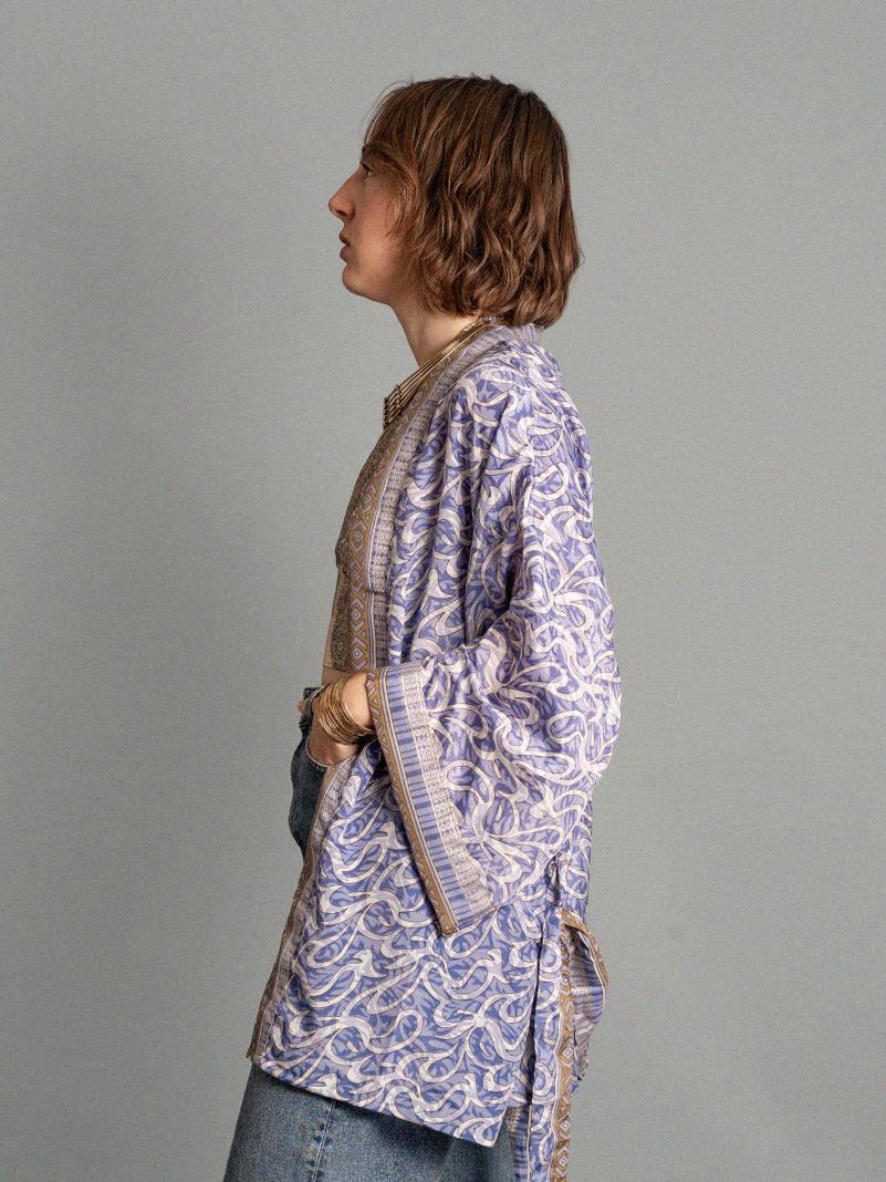 Kimono corto celeste - Kerala