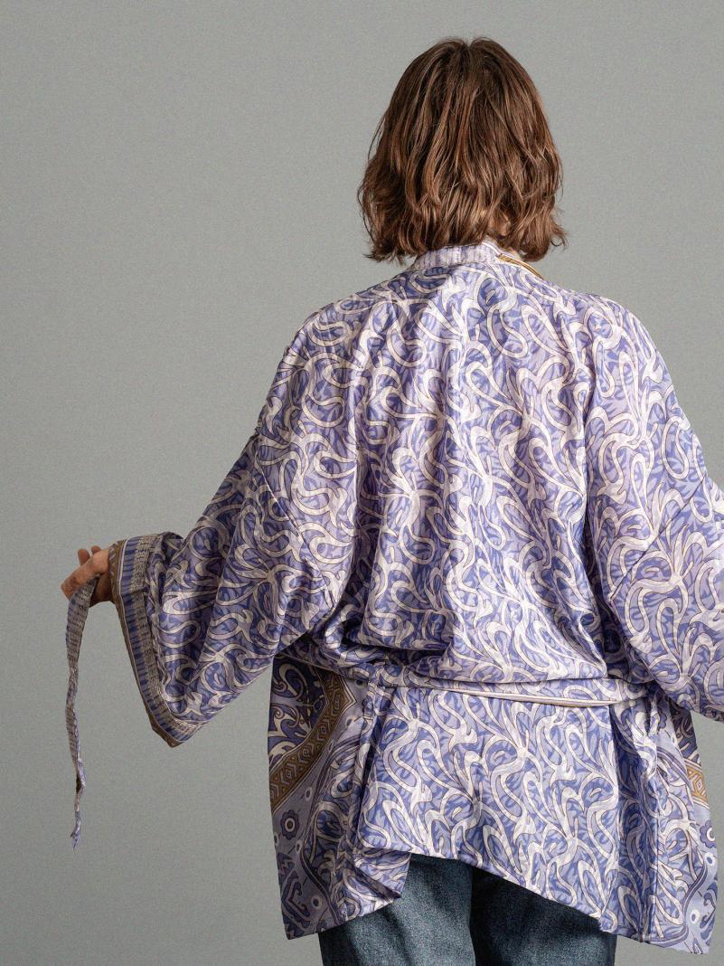 Kimono corto celeste - Kerala