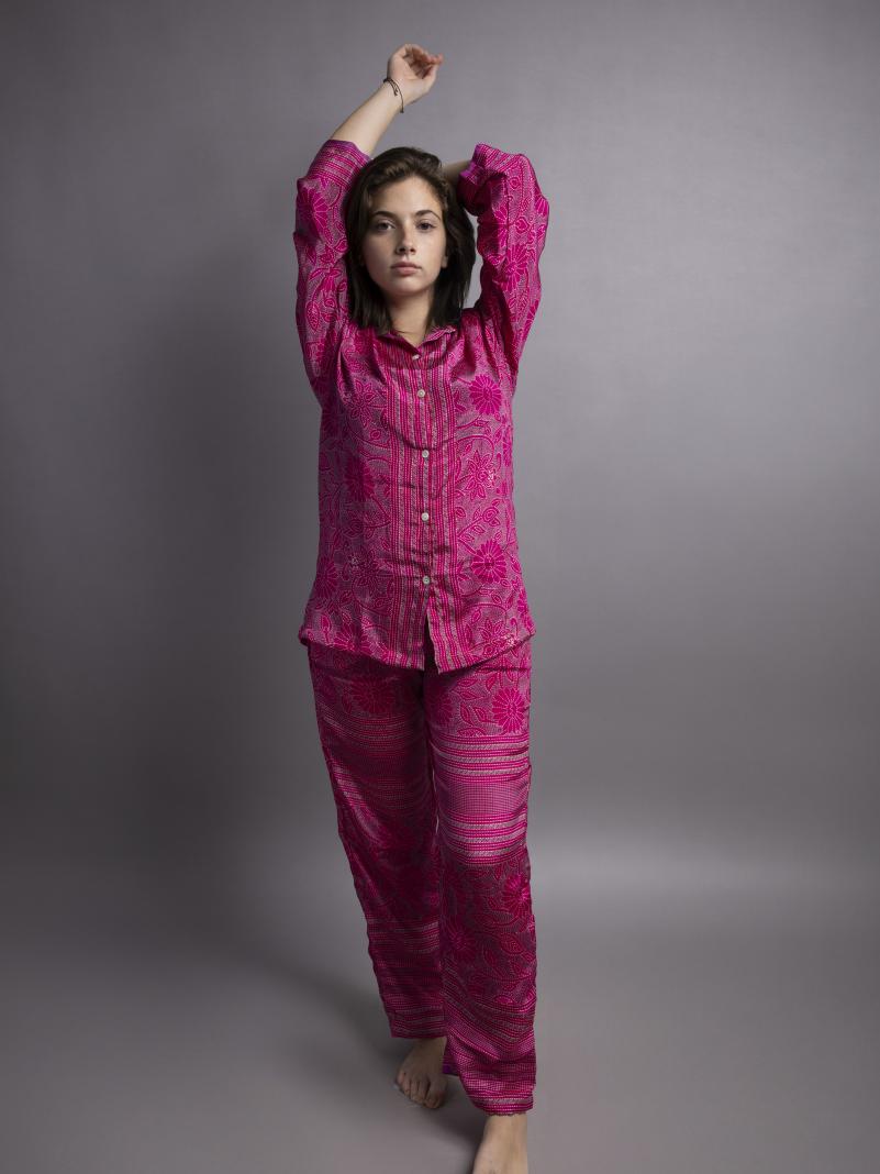 Pigiama in Sari SM - fucsia