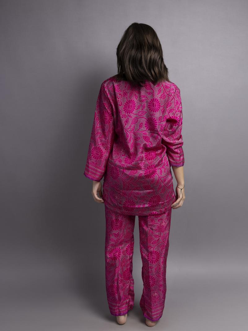 Pigiama in Sari SM - fucsia