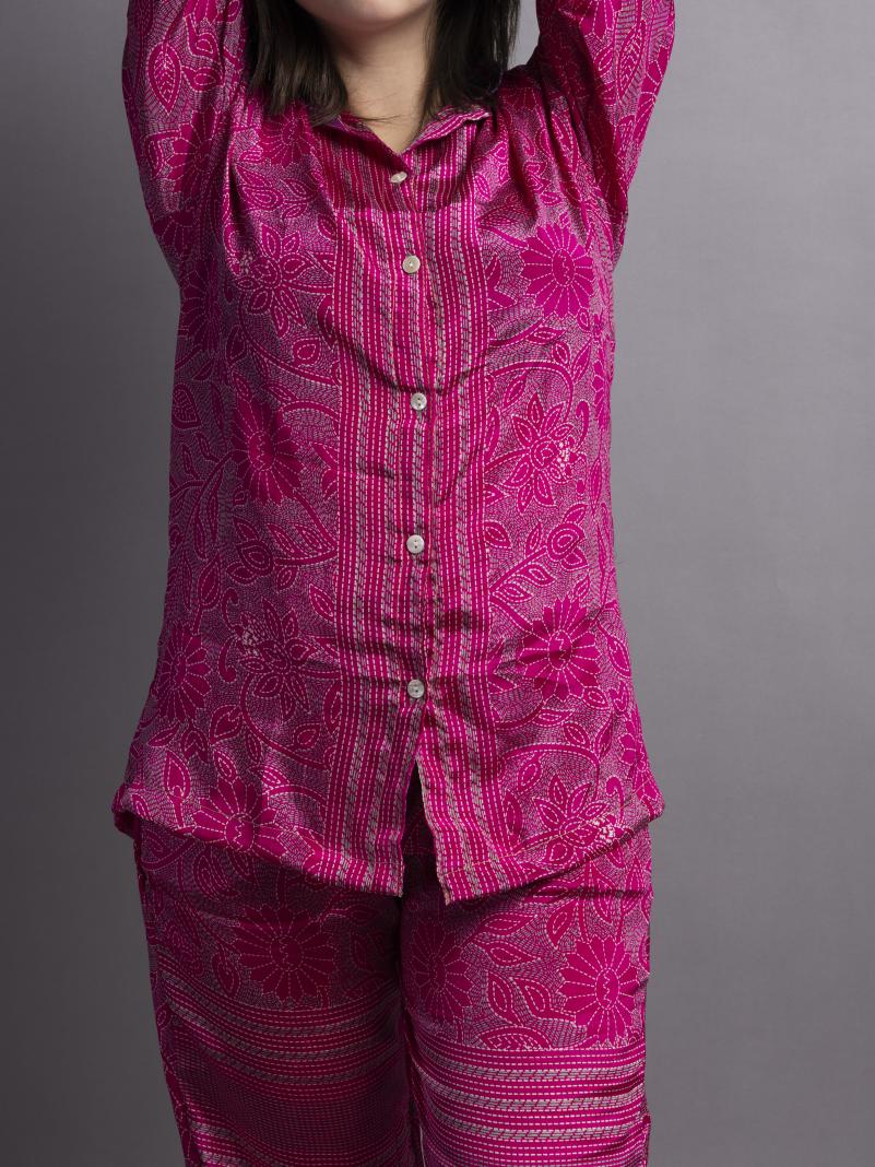 Pigiama in Sari SM - fucsia