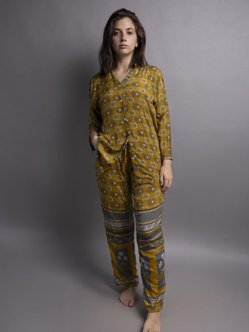 Pigiama in Sari SM - giallo