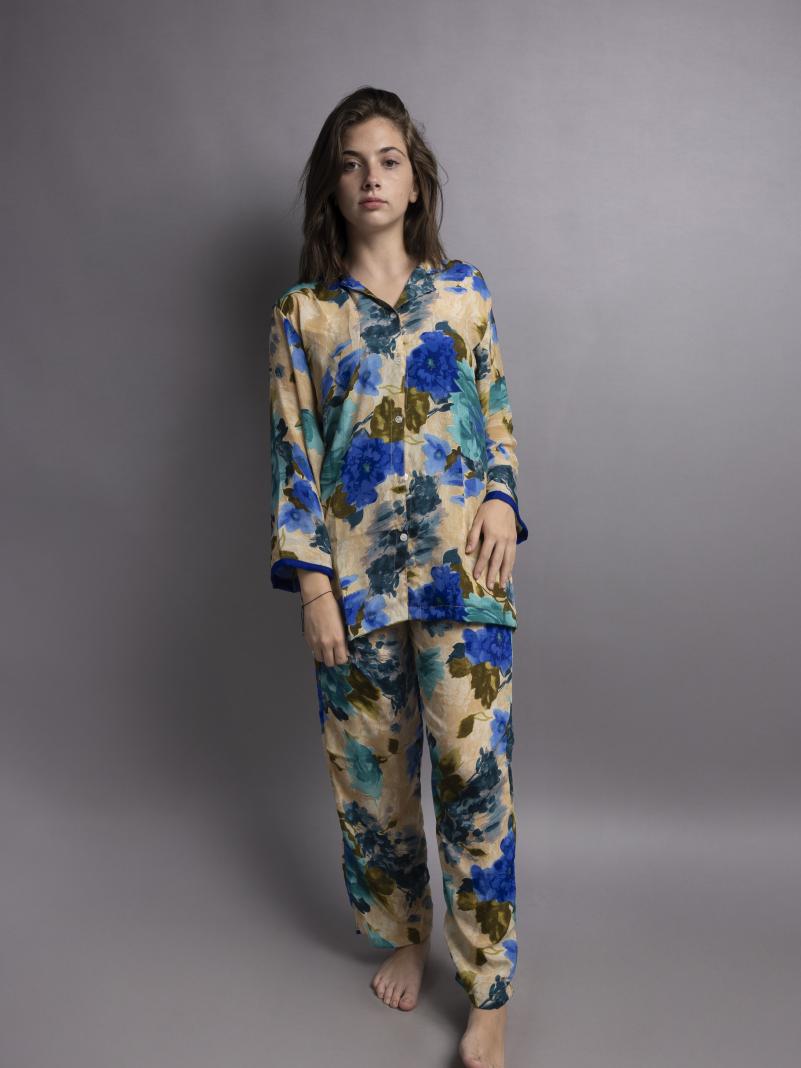 Pigiama in Sari SM - rosa blu