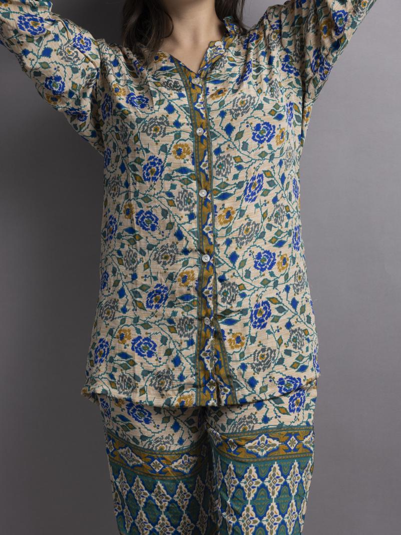 Pigiama in Sari SM - fiori