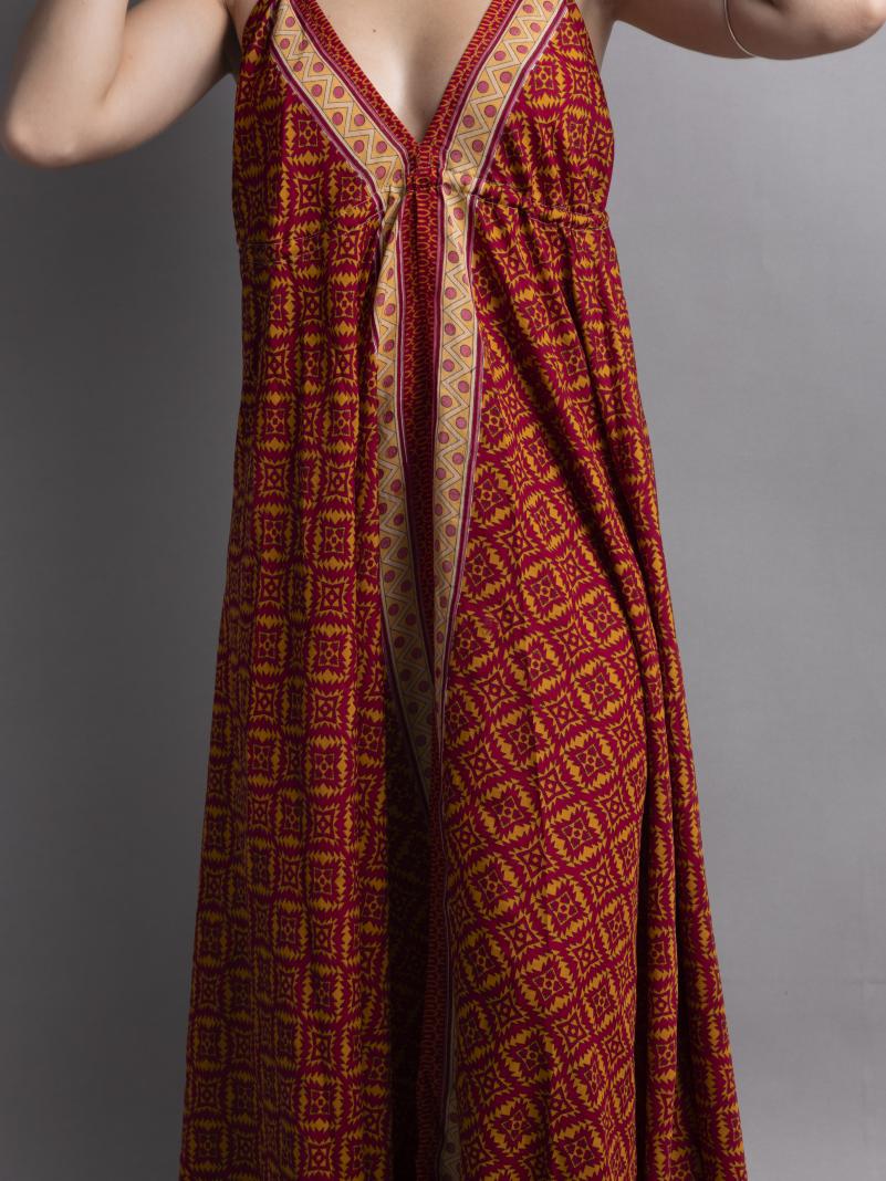 Abito Lungo rosso - Delhi