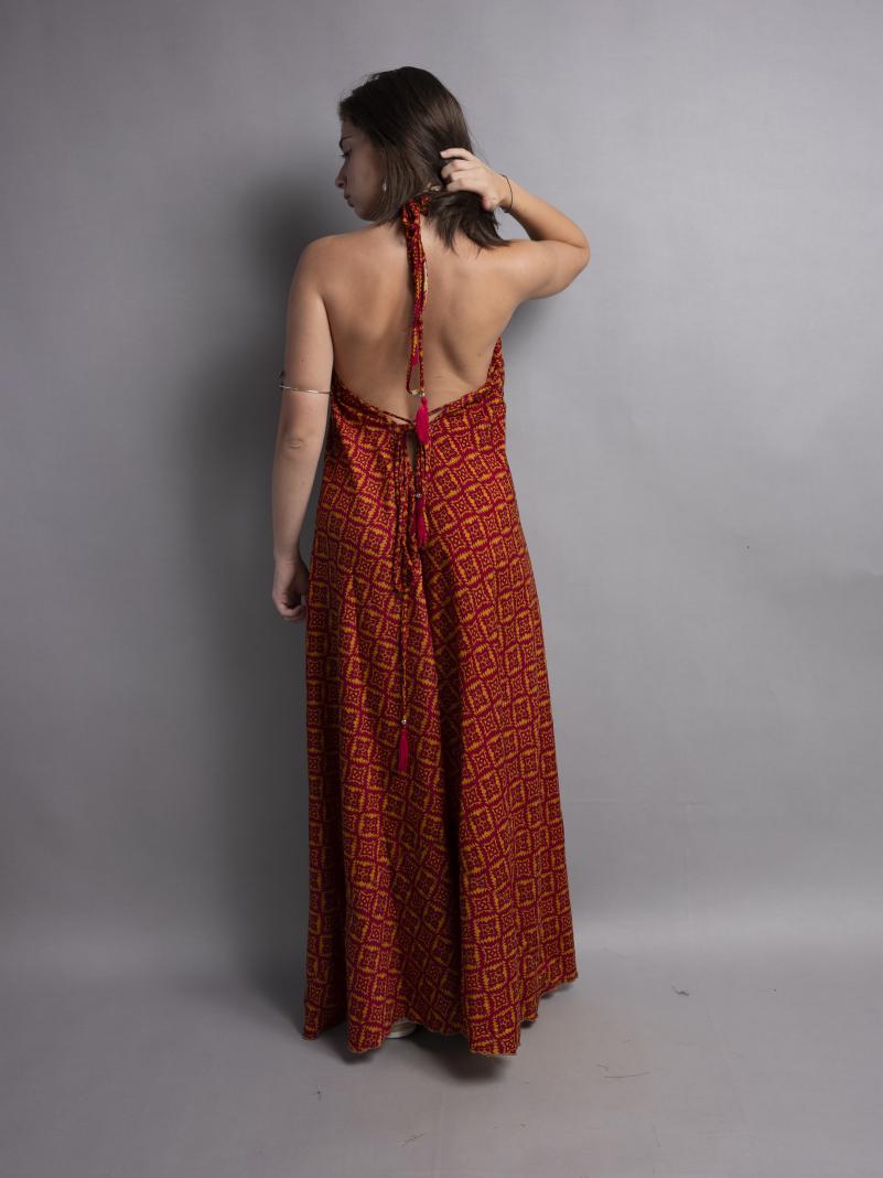 Abito Lungo rosso - Delhi