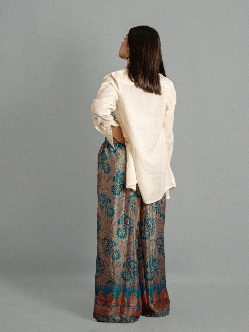 Pantalone LXL ottanio e arancione - Gurgaon