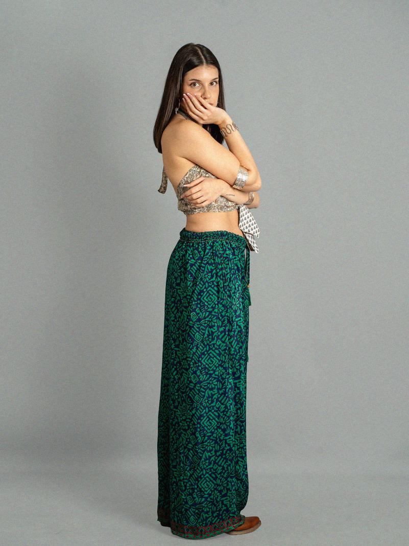 Pantalone SM blu e verde - Gurgaon