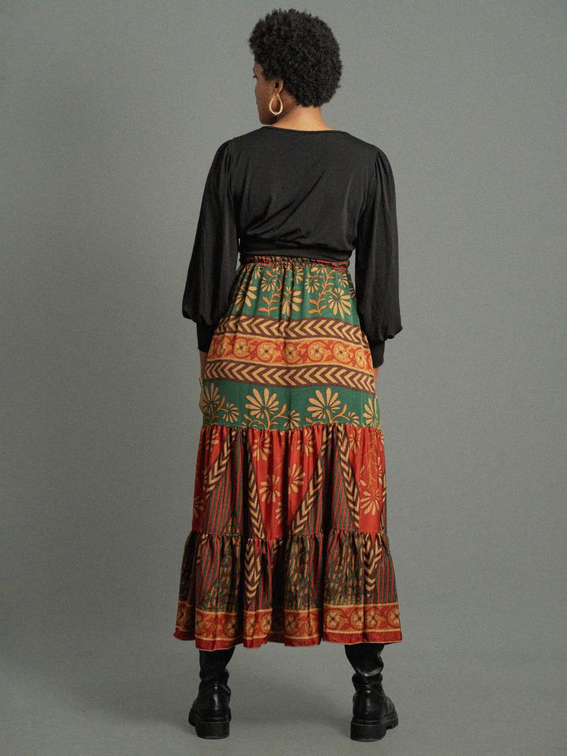 Gonna lunga rosso - Bikaner