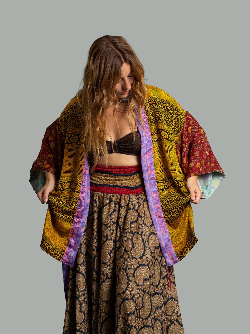 Kimono Corto Patchwork Reversibile 39