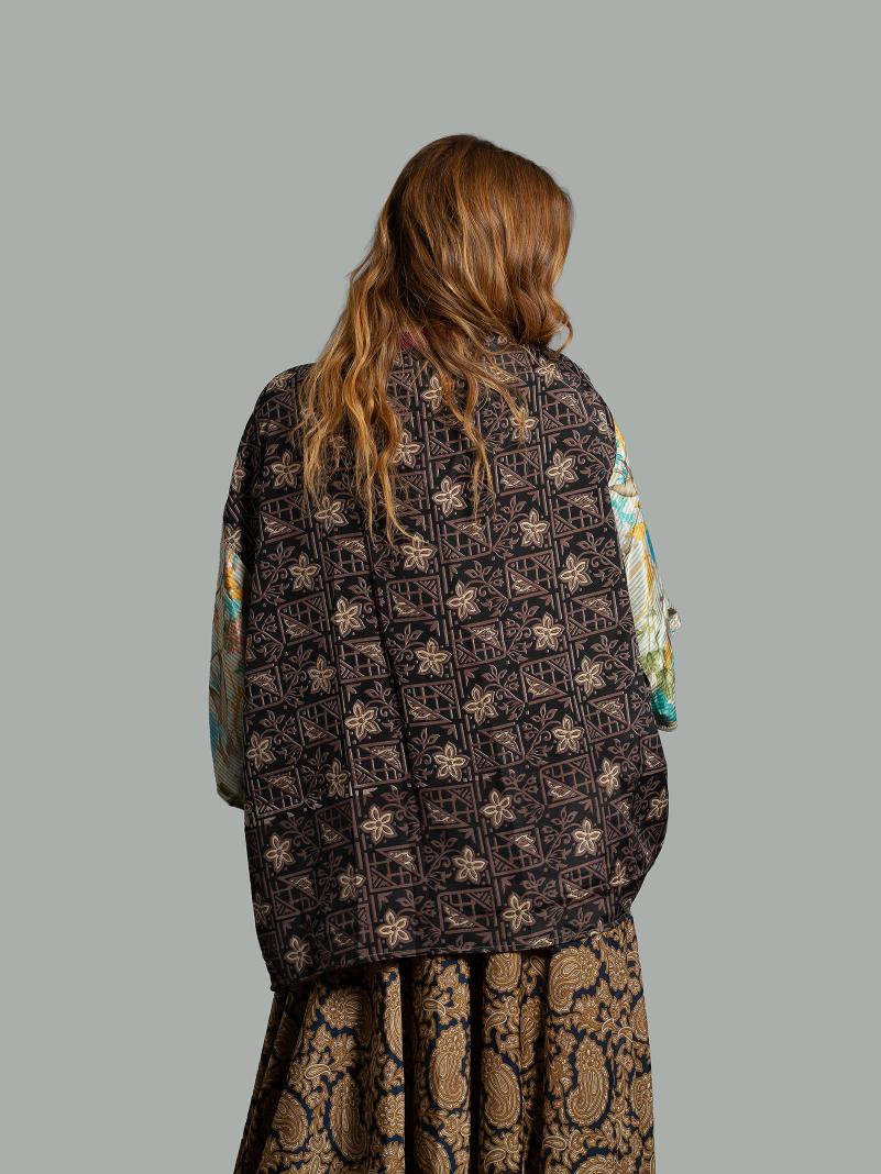Kimono Corto Patchwork Reversibile 40