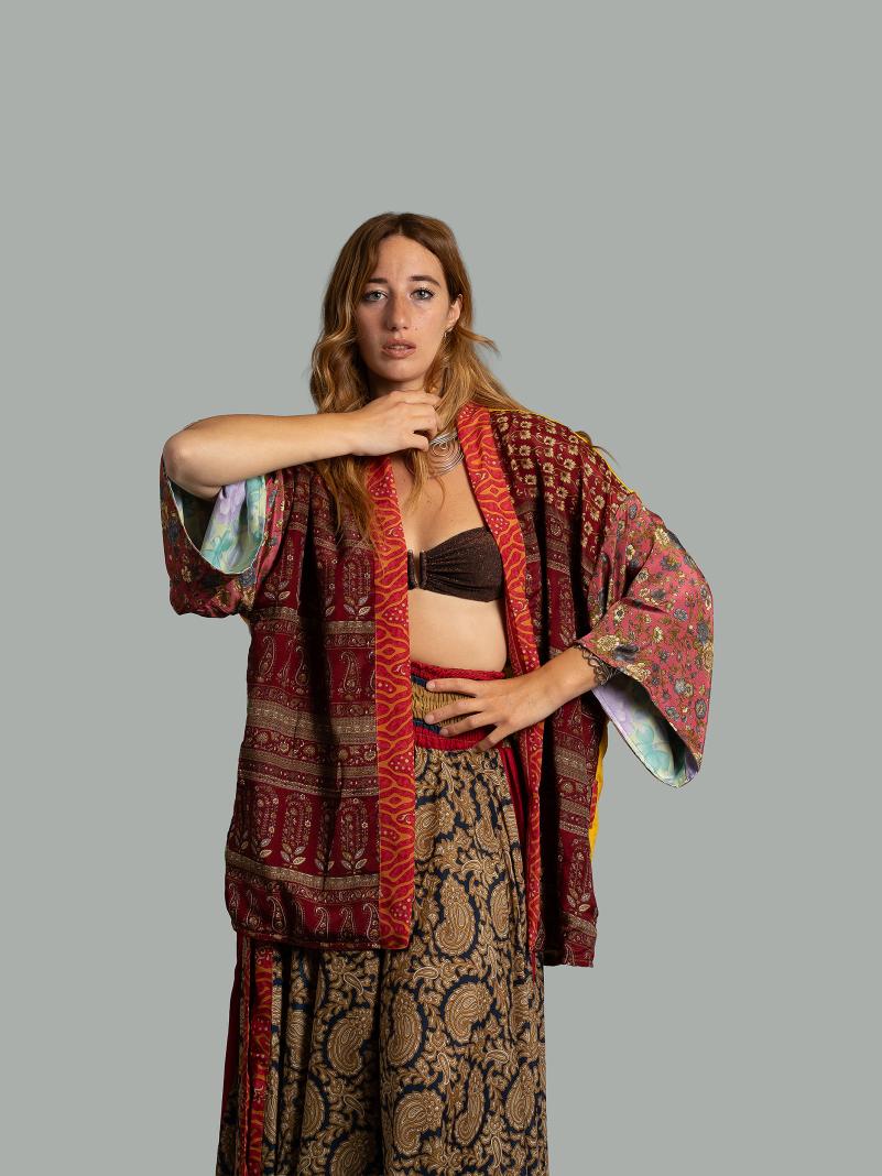 Kimono Corto Patchwork Reversibile 41
