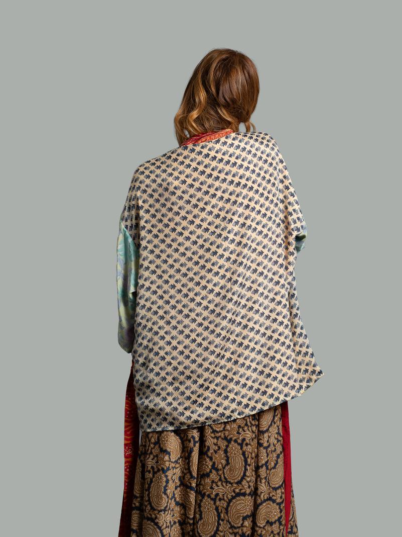Kimono Corto Patchwork Reversibile 41