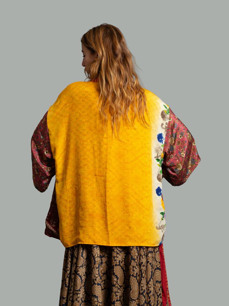 Kimono Corto Patchwork Reversibile 41