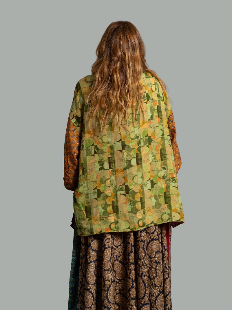 Kimono Corto Patchwork Reversibile 43