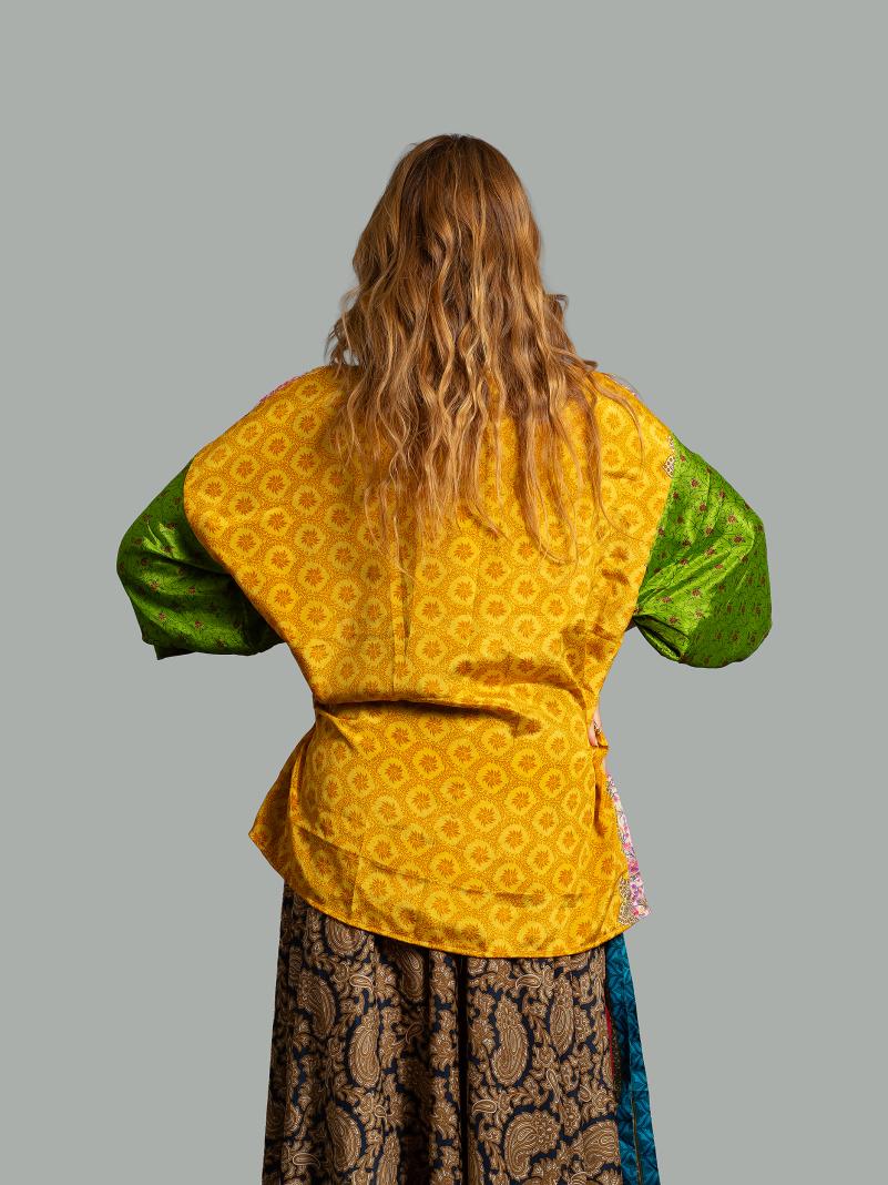 Kimono Corto Patchwork Reversibile 43