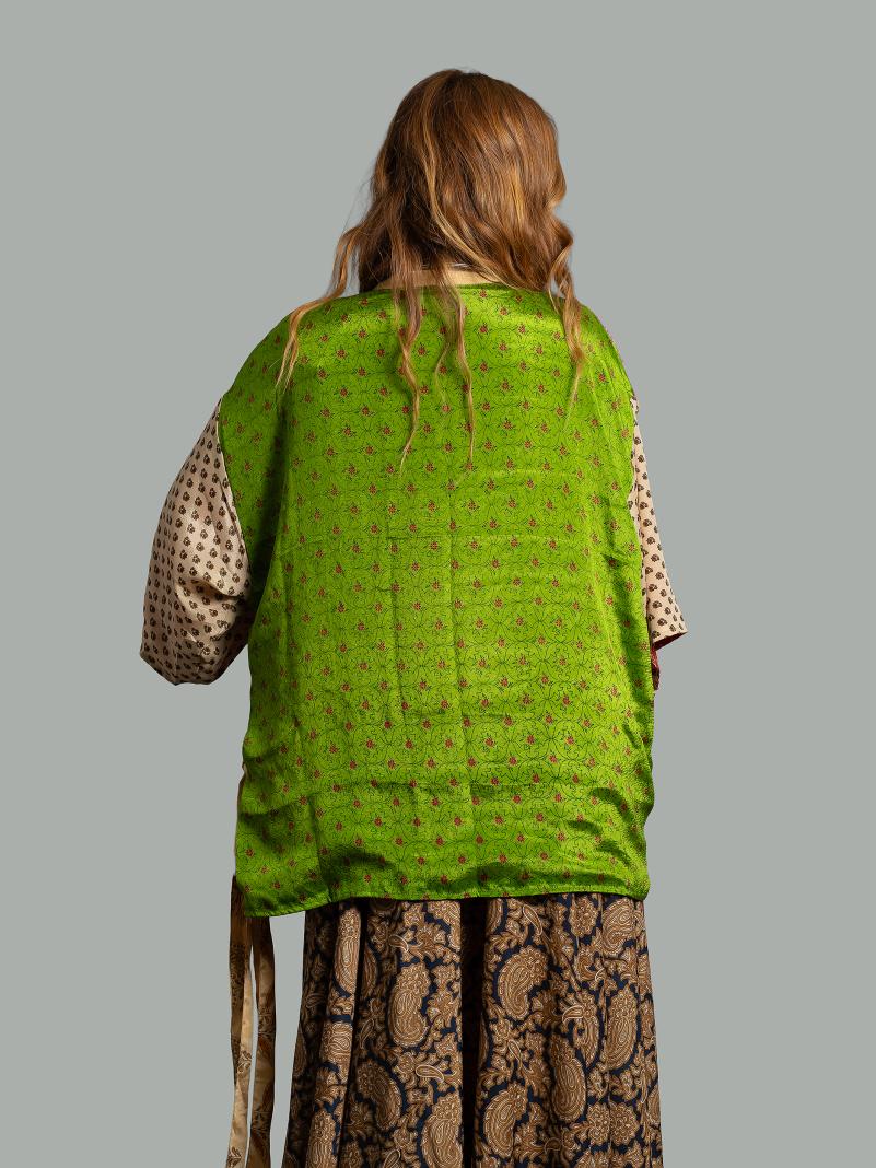Kimono Corto Patchwork Reversibile 45