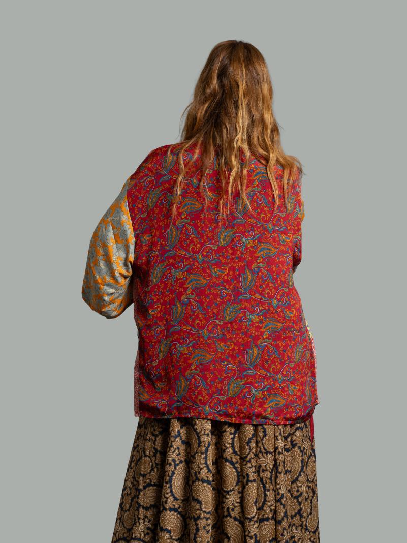 Kimono Corto Patchwork Reversibile 47