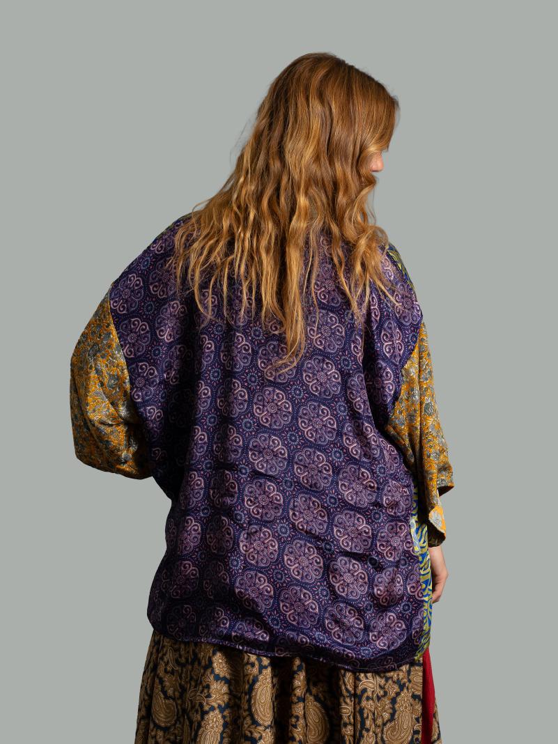 Kimono Corto Patchwork Reversibile 47