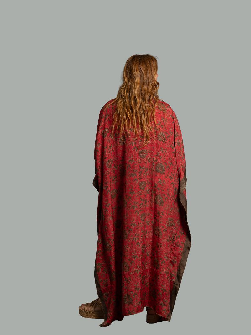 Caftano Lungo rosso