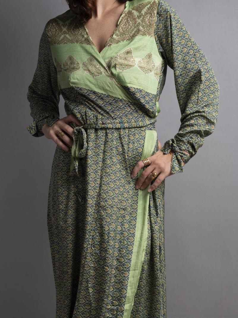 Kimono verde LXL – Tibet