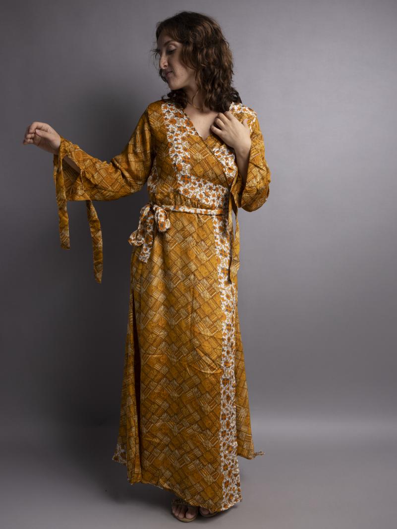 Kimono LXL arancione – Tibet