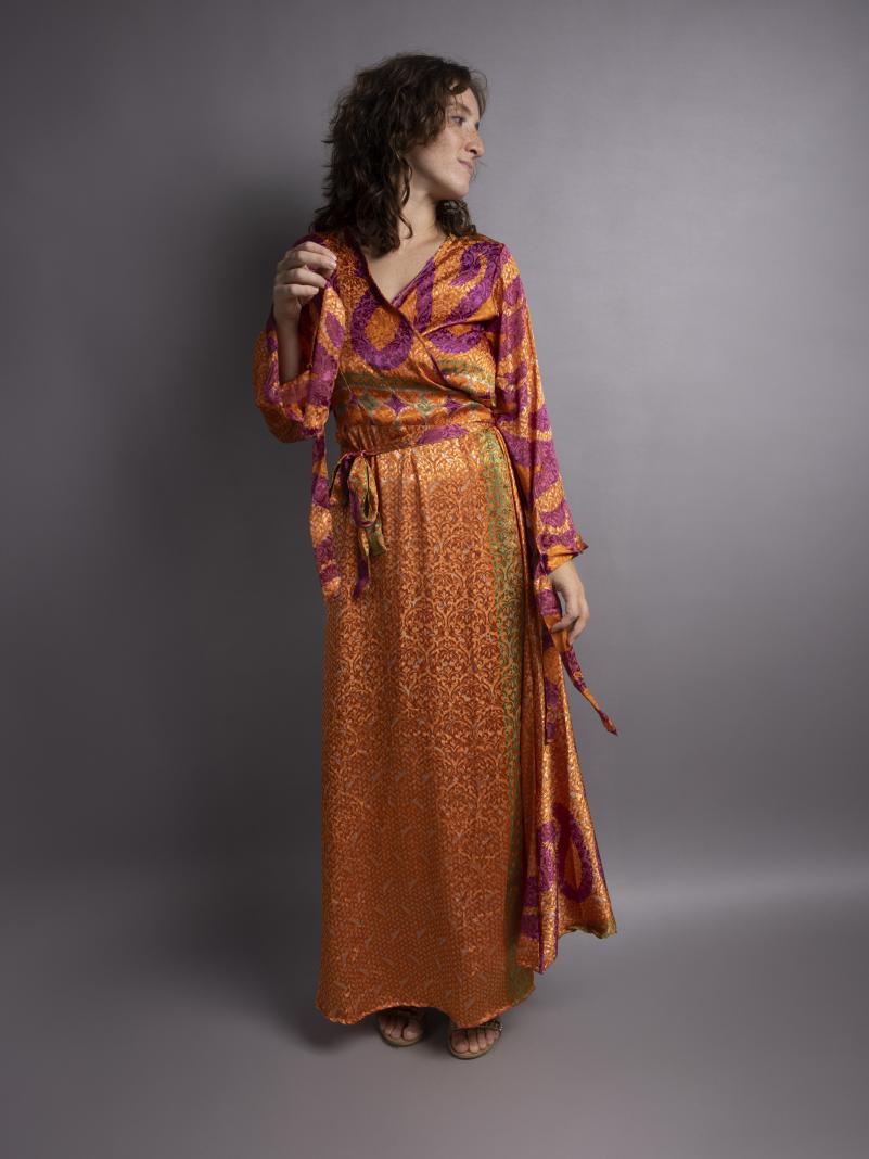 Kimono LXL arancione – Tibet