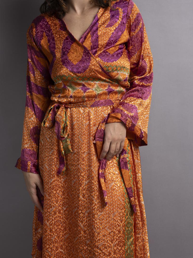 Kimono LXL arancione – Tibet