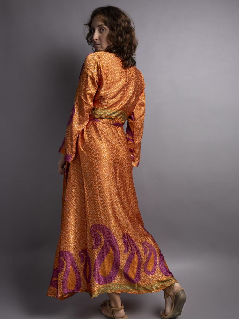 Kimono LXL arancione – Tibet