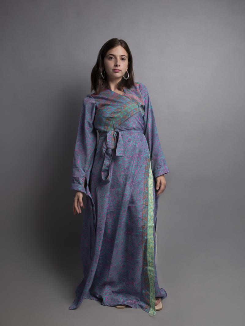 Kimono SM azzurro e rosa – Tibet