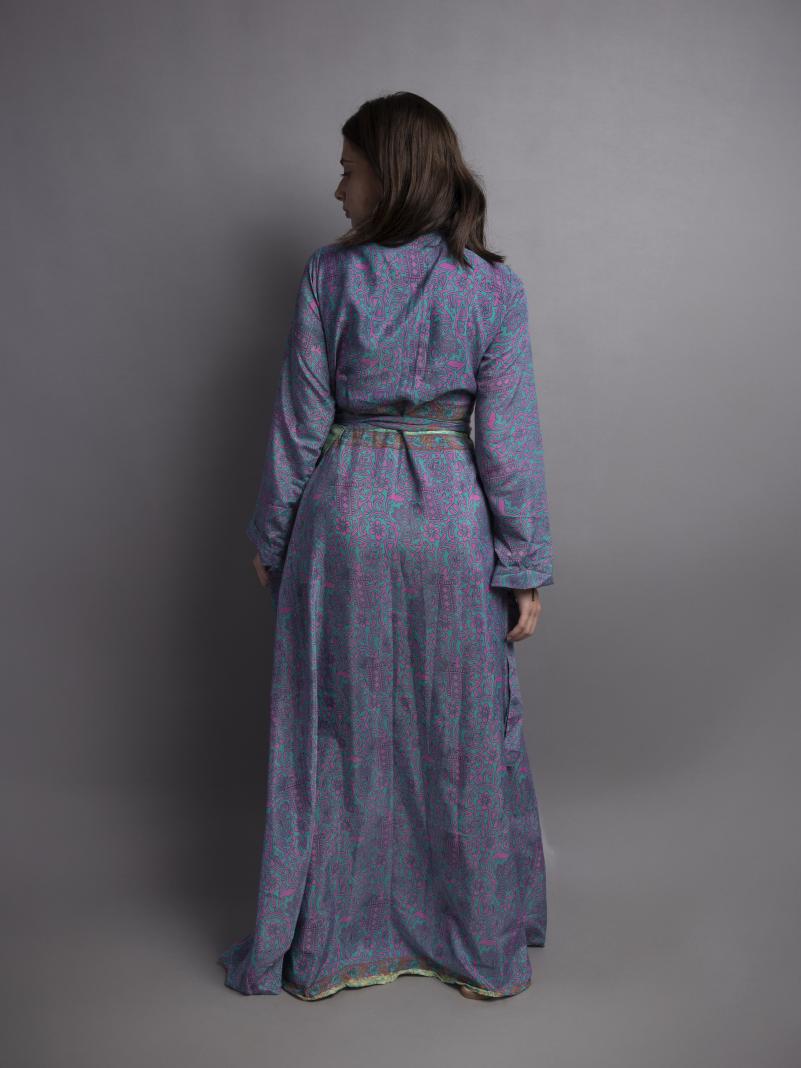 Kimono SM azzurro e rosa – Tibet